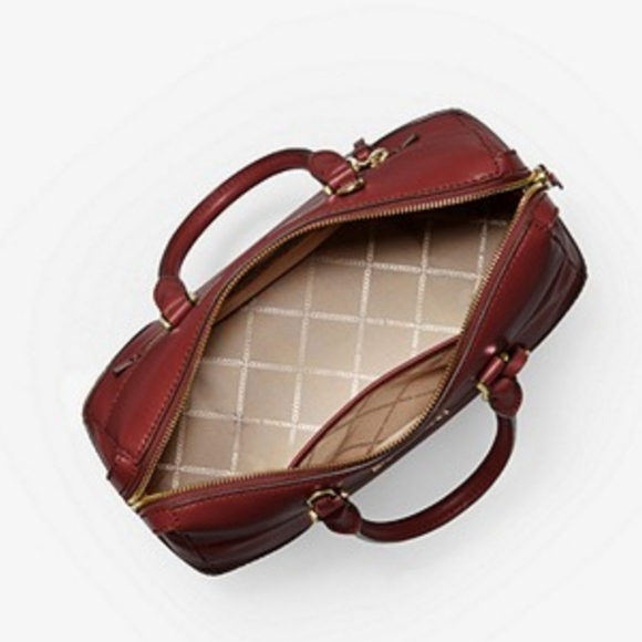 NEW! Michael Kors Maya Small Leather Satchel - Picture 5 of 6